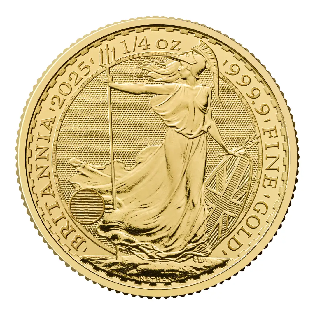  1/4 Oz Gold Royal Mint Britannia 9999 Bullion Coin