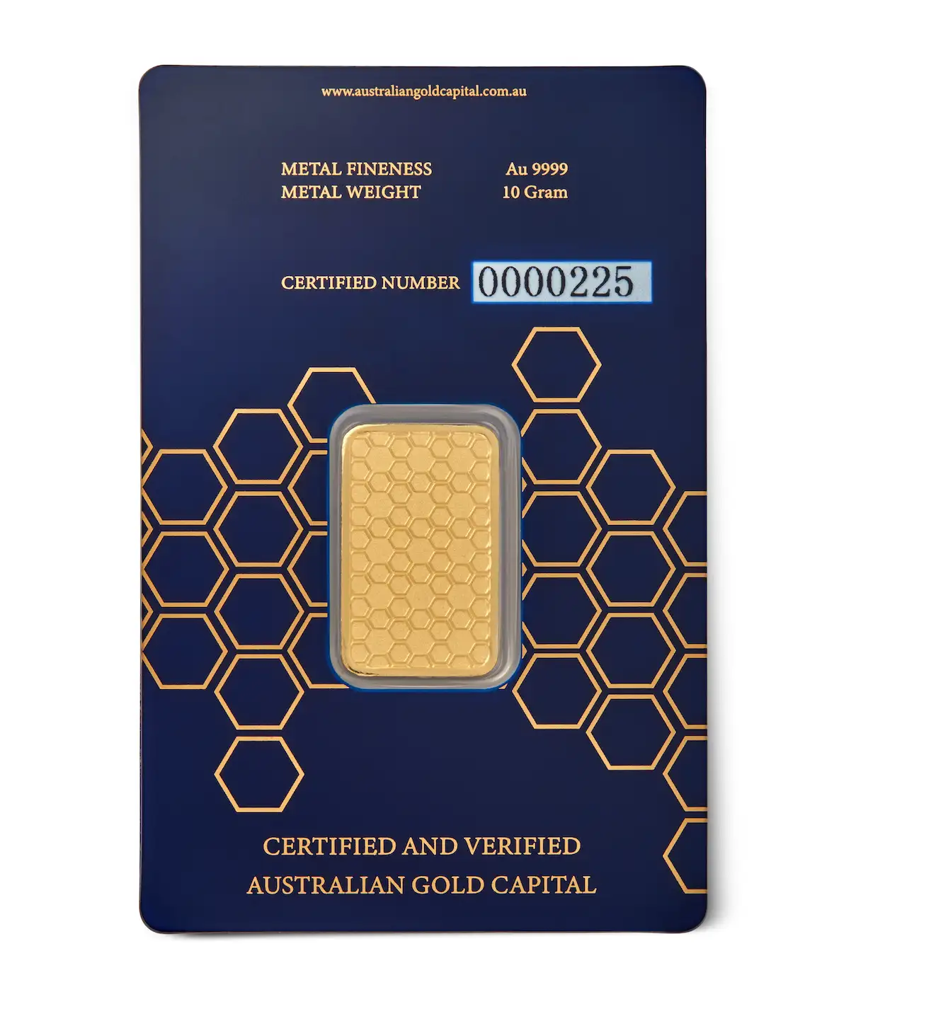  AGC 10g Bullion Minted Gold Tablet 99.99%