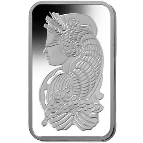 Platinum & Palladium 1oz PAMP Minted Bar Platinum