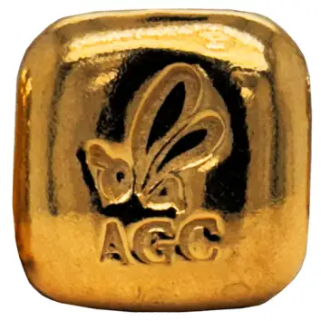 1oz AGC 9999 Cast Gold Bullion Bar