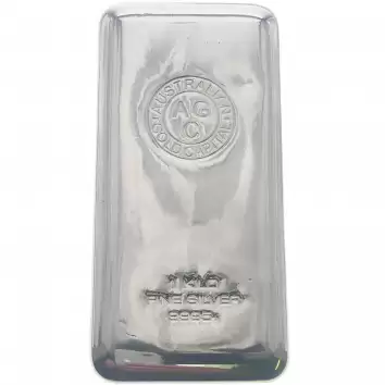 1kg AGC 999 Cast Silver Bullion Bar